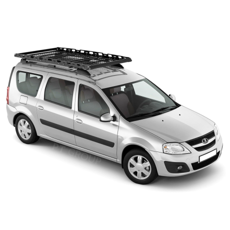 Багажник-корзина трёхсекционная универсальная с основанием-решетка (ППК) 2100х1100 мм под поперечины купить недорого с доставкой в Солнцево